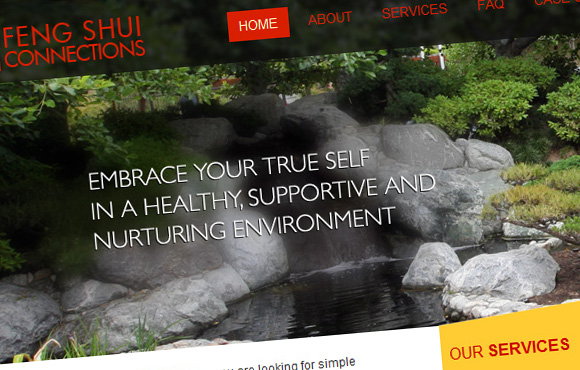 Feng Shui Connections Web Site Screenshot