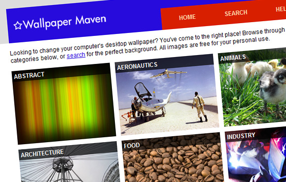 Desktop Wallpaper Web Site Screenshot